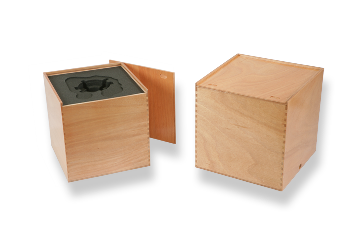 Coffret avec couvercle personnalisable, boîte en bois fabrication française